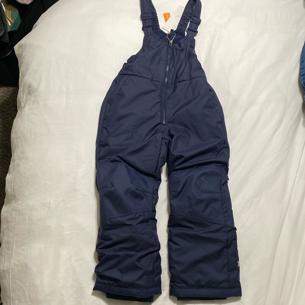 NWT Kids All in Motion snow bib in Navy Blue